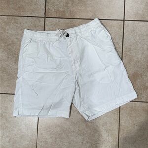 H&M Cream Regular Fit Shorts